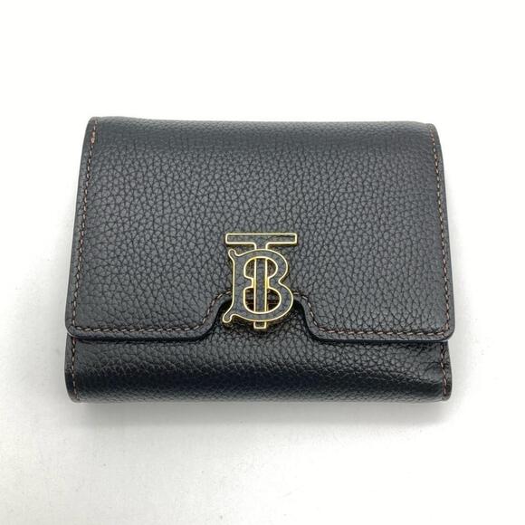 BURBERRY Black Leather Wallet - Picture 1 of 10